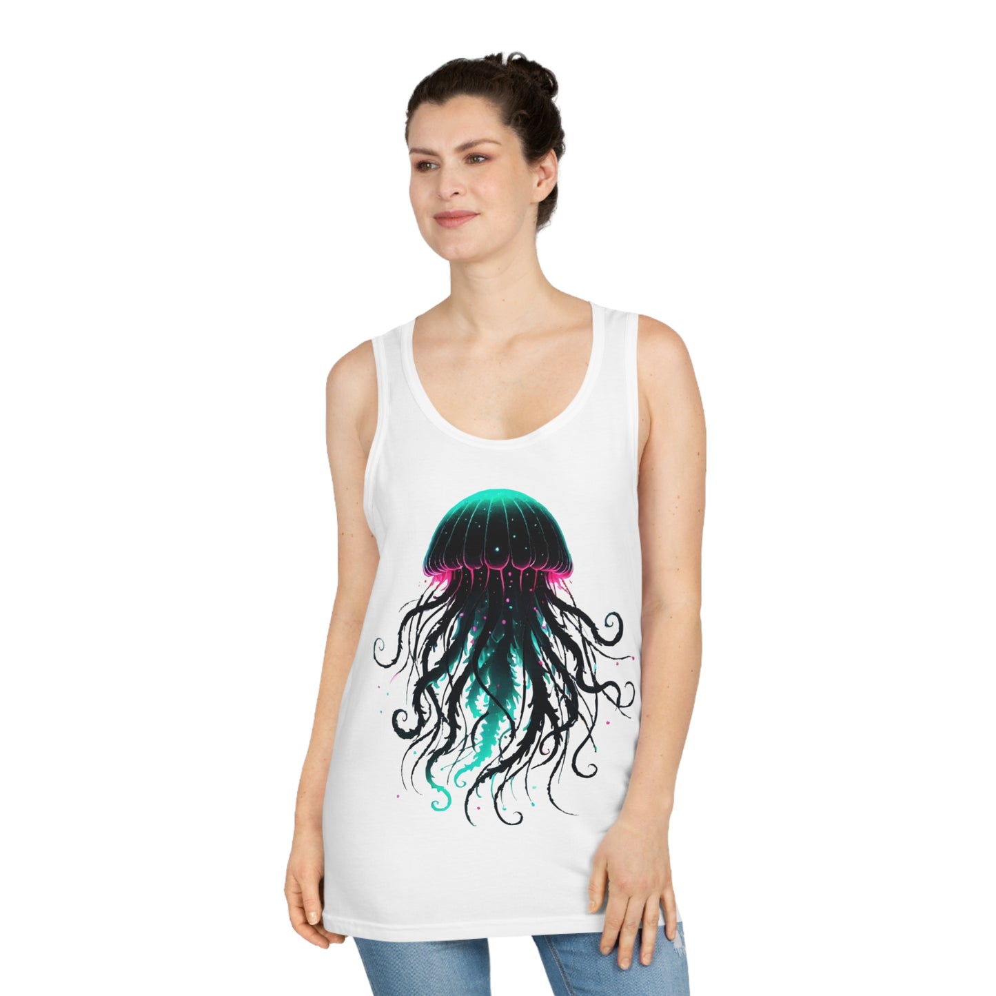 Bright Jelly Fish Tank Top